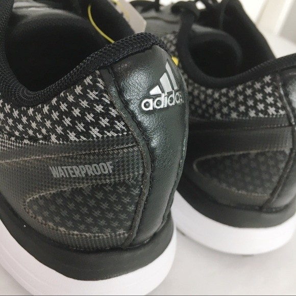 Adidas Womens Size 6 Alphaflex Sport‎ Golf Shoes in Black Glory Gray White NEW - Picture 8 of 13